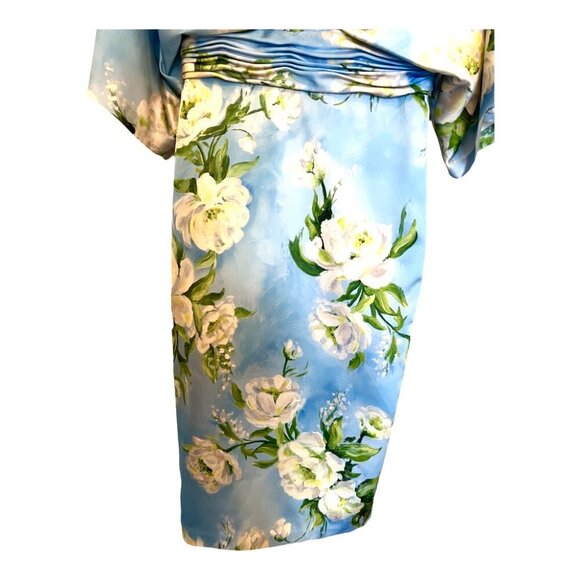 😮NWT - THEIA Couture - Liana Printed Kimono Dress - SZ 6 - Cocktail/Prom/Formal - Picture 9 of 12